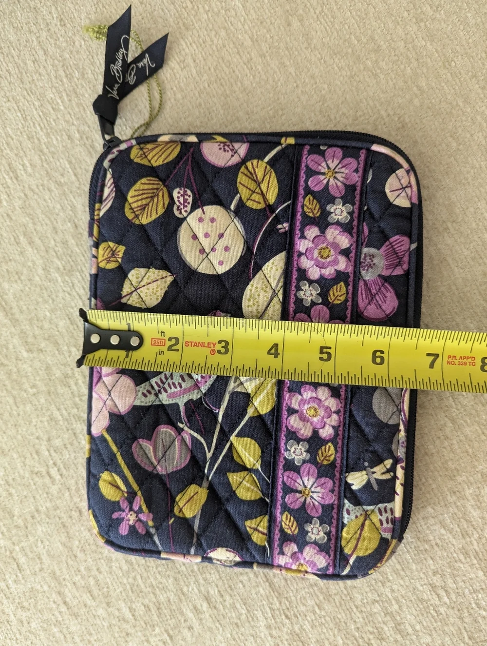 Vera Bradley Floral Nightingale Cotton Quilted iPad Case - Retired Print
